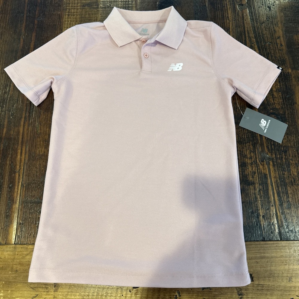 New Balance Polo‎ Women's Pink Size Large 14/16 NWT Golf Tennis